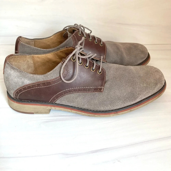 Johnston & Murphy Suede Oxfords Two Tone 10.5 - Picture 1 of 7